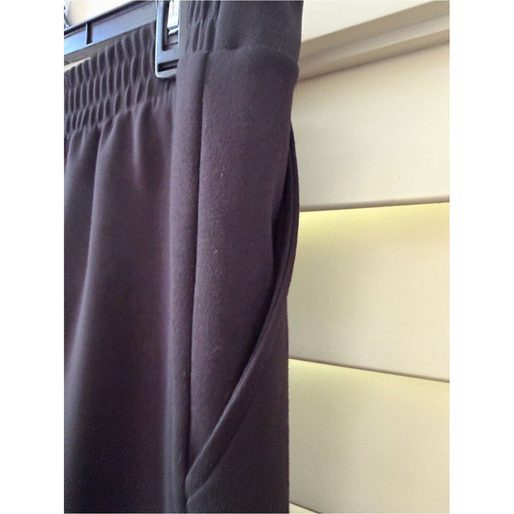 Scuba Black Wide-Leg Pull-On Pants Size 1X - Picture 5 of 5